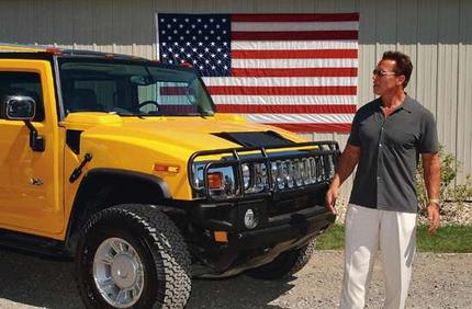 Power play ... Governor Arnold Schwarzenegger, a strong proponent
of BHP's plans, is facing sagging approval ratings.